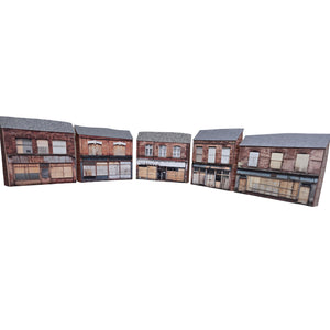 HO Scale Derelict Buildings (Set 39)