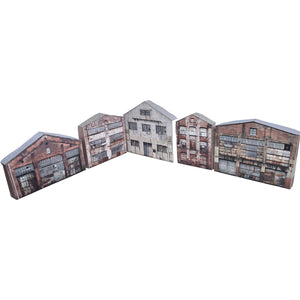 HO Scale Industrial Buildings (Set 036)