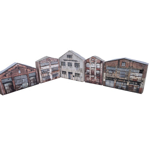 HO Scale Industrial Buildings (Set 036)