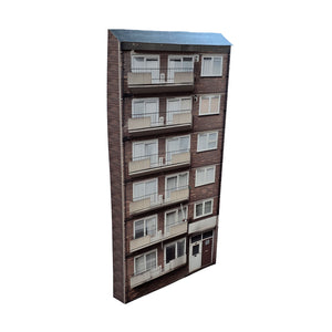 N Gauge Buildings Apartments (Set 52)