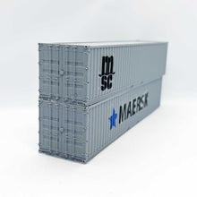 Load image into Gallery viewer, OO Gauge Shipping Containers 2 x 40ft 1/76 Scale Model Railway Accessories Scenery