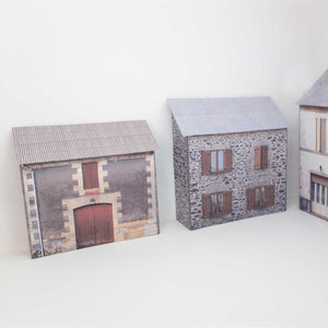 HO Scale model railway houses