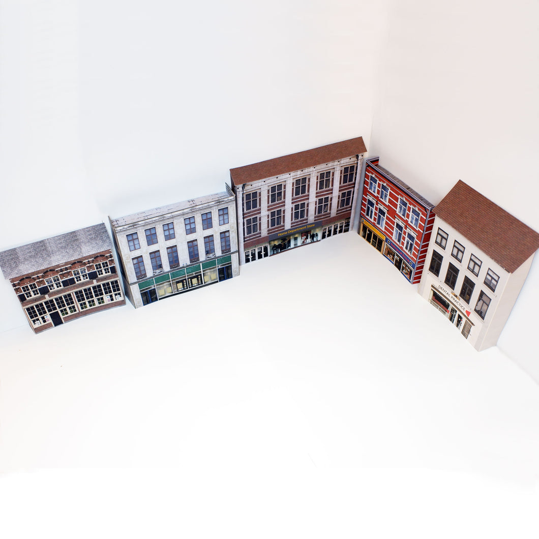 HO model railway buildings
