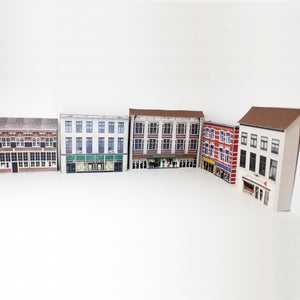 HO model railway buildings