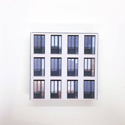 modern office building for model railways
