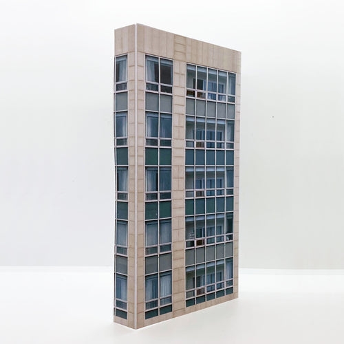 low relief high rise building for model railways