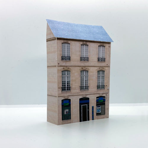low relief n gauge high street shop