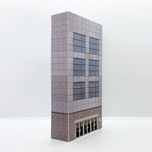 Load image into Gallery viewer, low relief high rise apartment building for model railways