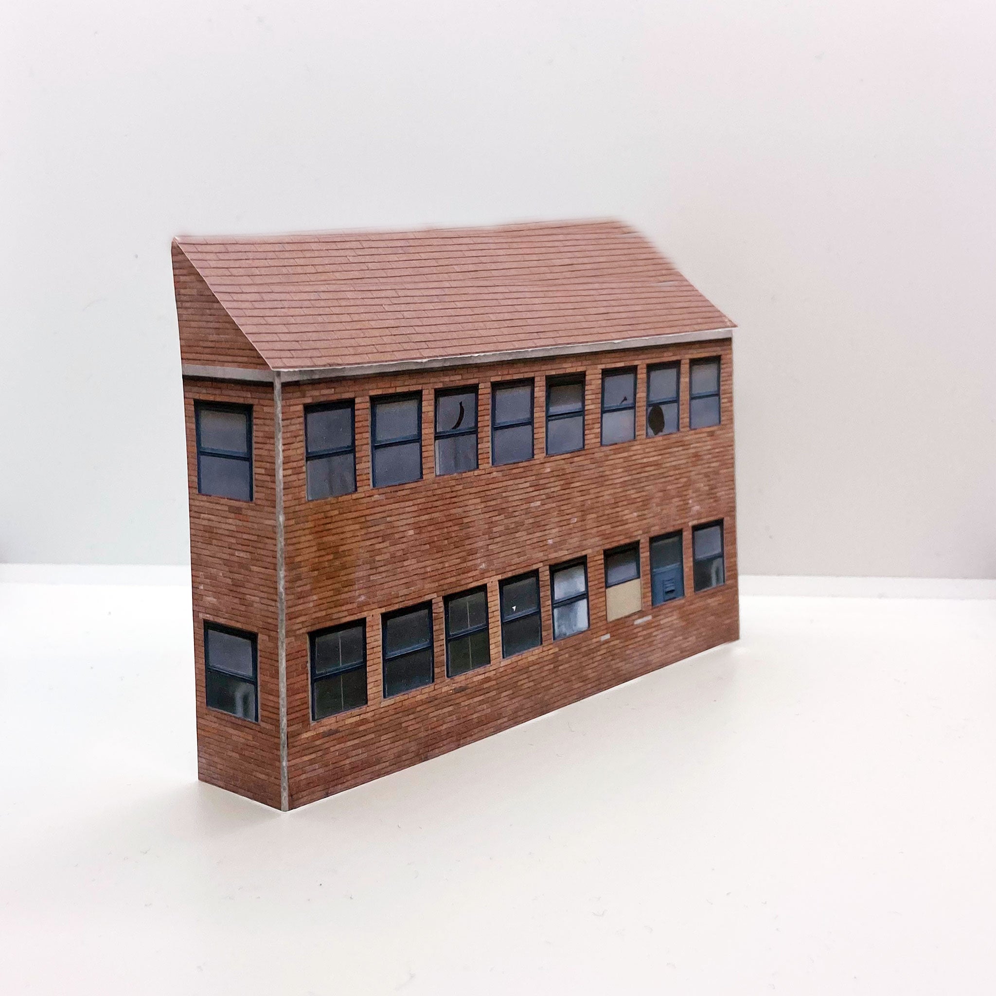 Low Relief N Gauge Industrial Building Scale Model Buildings