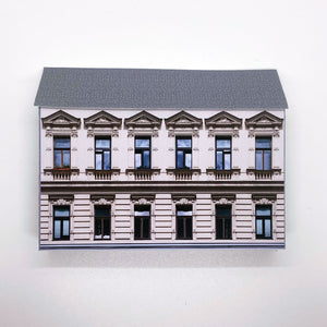 low relief card building