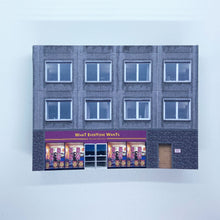 Load image into Gallery viewer, low relief n gauge 1980&#39;s shop and building