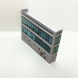OO gauge low relief modern office building