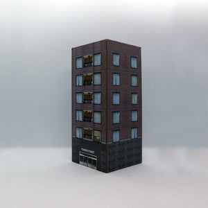 N Gauge Model Apartment Building