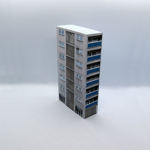 N gauge residential tower buildings