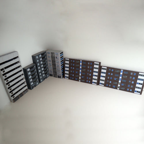N Gauge Apartment Buildings Pack