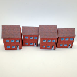 Low relief N Scale houses