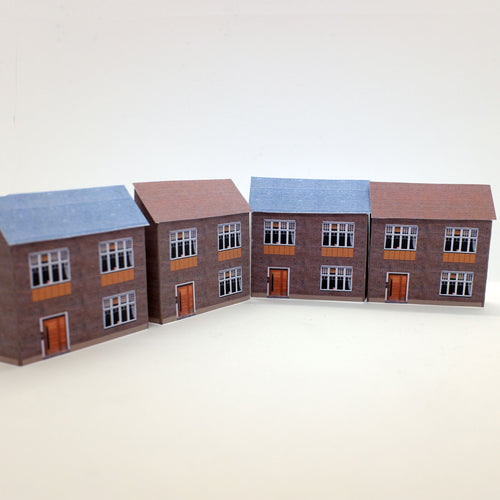 N Gauge low relief houses