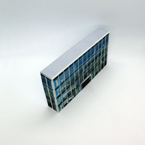 Modern low relief office building in N scale