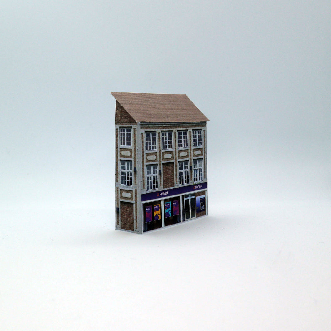 Low relief N Scale bank