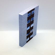 Load image into Gallery viewer, Printable 1:148 Card N Gauge Model Railway Building Residential Flats (LR-R-003)