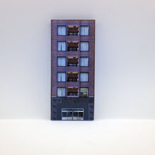 Load image into Gallery viewer, Printable 1:148 Card N Gauge Model Railway Building Residential  Flats (LR-R-007)