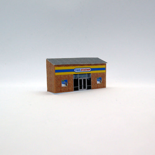 N gauge industrial shop