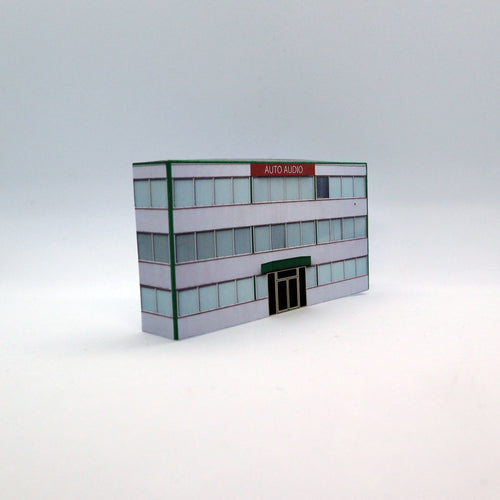 Low relief N gauge industrial buildings