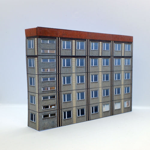 N gauge European residential building