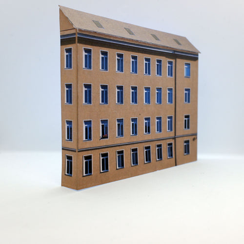 N gauge European building