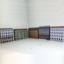 Load image into Gallery viewer, 5 European style model railway buildings