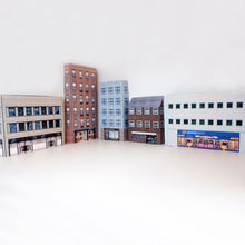 Load image into Gallery viewer, N gauge low relief commercial buildings and shops