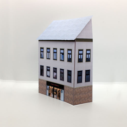 low relief n gauge building and bakery