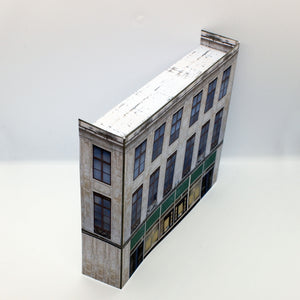low relief model railway building