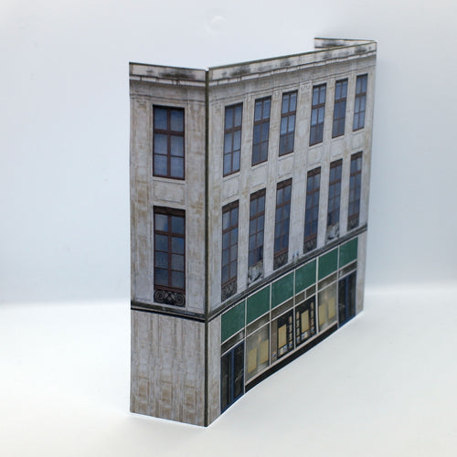 low relief model railway building