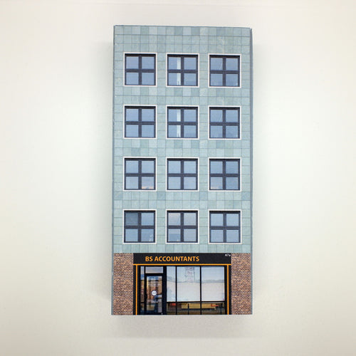 n gauge low relief shop and residential building