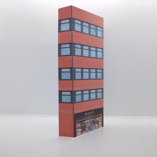 N gauge high rise apartment building