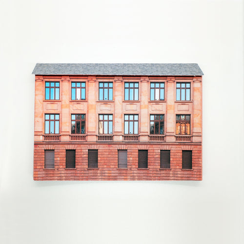 Low relief n gauge town building