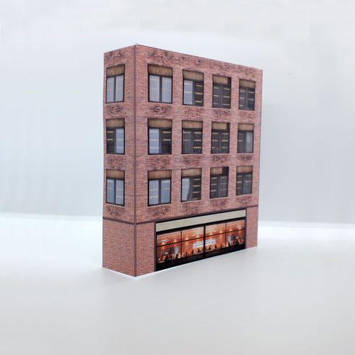 modern n gauge residential building