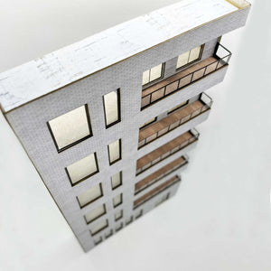 OO Gauge Building Low Relief Tower Laser Cut Kit OO007