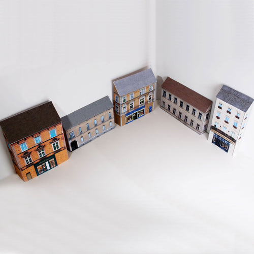 OO Gauge Town Buildings Pack of 5 (SET 027)