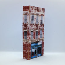 Load image into Gallery viewer, Low relief derelict building in N scale