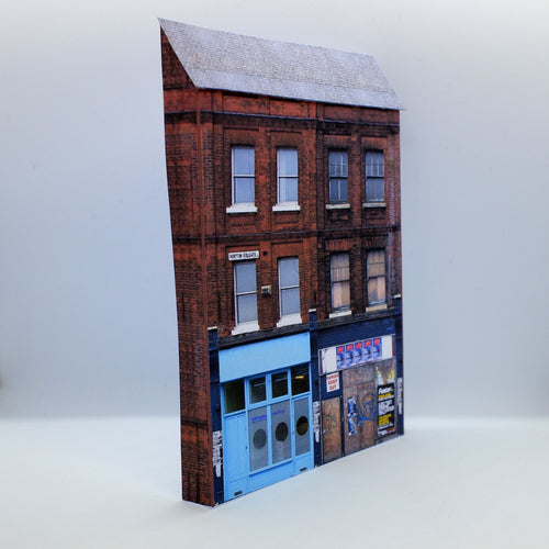 Low Relief OO Gauge Derelict Shop