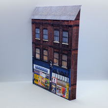 Load image into Gallery viewer, Low relief derelict shop in N scale