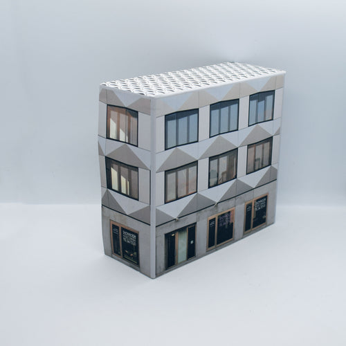 low relief oo gauge modern office building