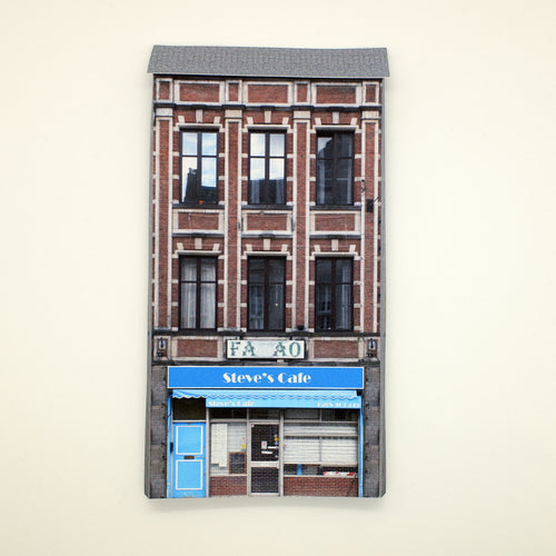 N Gauge Cafe & building