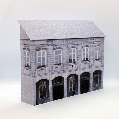 Low relief N gauge town building