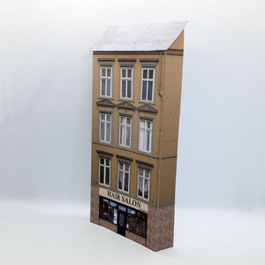 OO gauge hair salon building