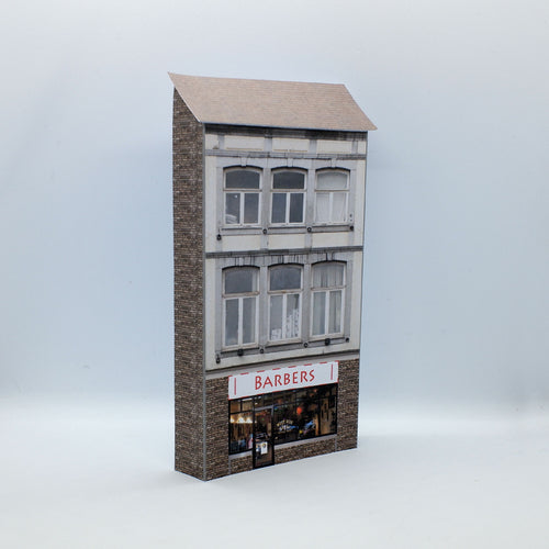 OO gauge barber shop