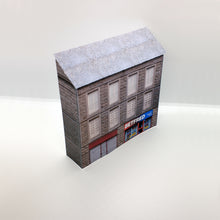 Load image into Gallery viewer, Low relief OO gauge bookmakers and residential building