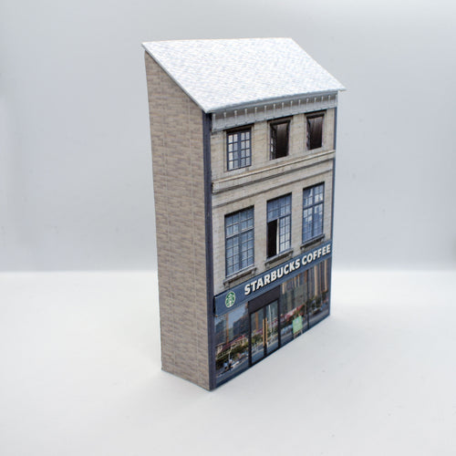 low relief oo gauge coffee shop building